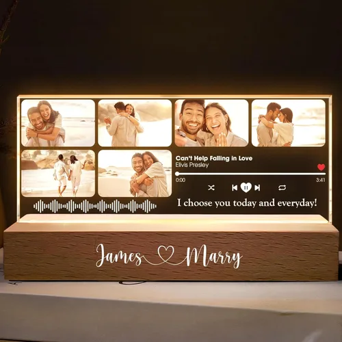 Vista 8 de LOVELYPOD Luz nocturna personalizada con foto de perro, regalo conmemorativo para perros, placa conmemorativa para mascotas, regalo de foto