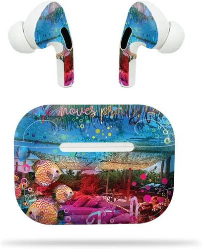 Vista 8 de MightySkins - Compatible con Apple Airpods Pro - Acid Funda protectora de vinilo duradera y única Fácil de aplicar, quitar y cambiar de estilos