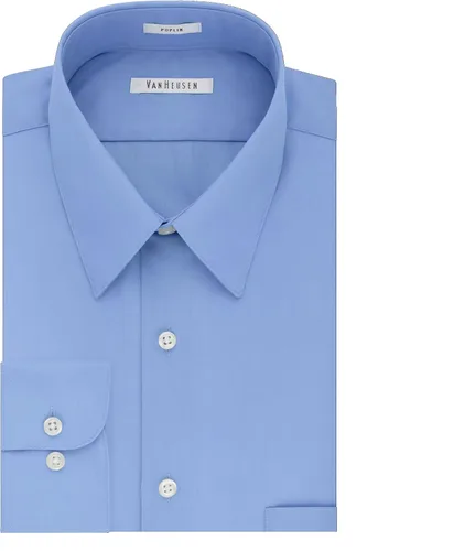 Vista 3 de Van Heusen - Camisas de vestir para hombre, de talla grande, ajuste FIT, popelina