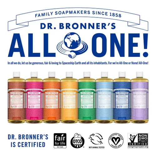 Vista 6 de Dr. Bronner's - Jabón líquido puro de Castilla