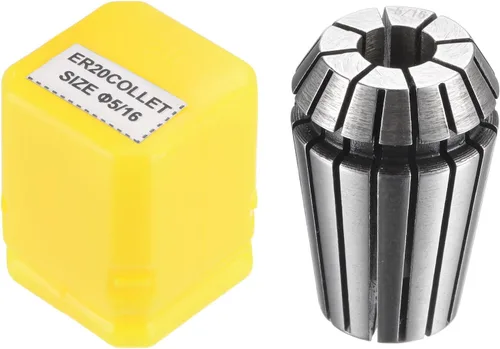 Vista 6 de uxcell ER20 Spring Collet, 3/8 "Chuck para máquina de grabado CNC Torno herramienta de fresado