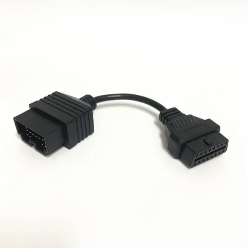 Vista 2 de Cable adaptador de diagnóstico OBD2 OBD II de 20 pines a 16 pines compatible con Kia, herramienta de diagnóstico hembra, lector de código