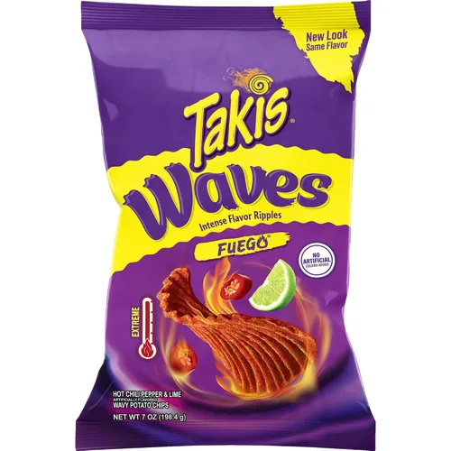 Vista 11 de Takis Fuego Stix - Palitos de maíz para aperitivos, bolsa de 9.9 onzas