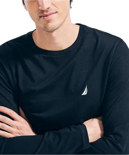 Vista 4 de Nautica Camiseta de manga larga con logotipo J-Class para hombre