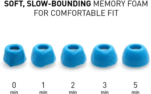 Vista 2 de Eartune Fidelity UF-A - Puntas de espuma viscoelástica para AirPods Pro (1ª y 2ª generación), protector de cera integrado, comodidad mejorada