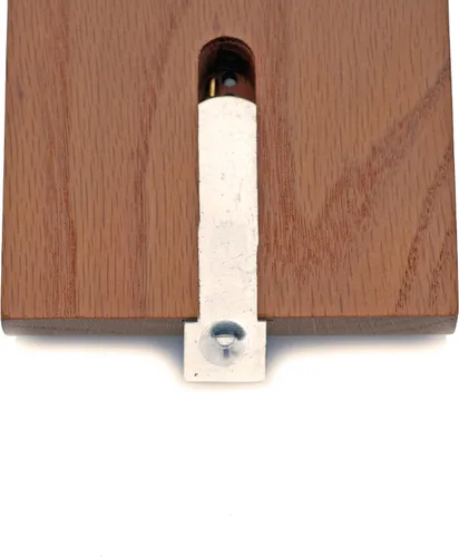 Vista 3 de WE Games Competition Cribbage Set - Tablero de 2 pistas de madera de roble macizo con clavijas de metal