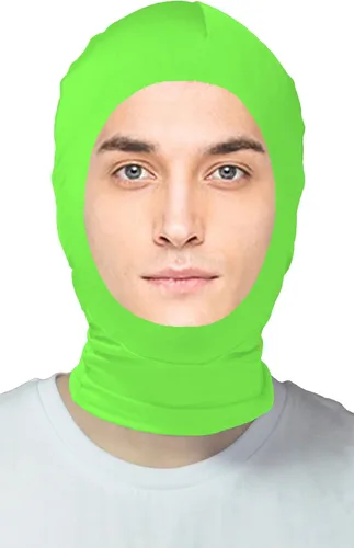 Vista 17 de VSVO Máscara de capucha Zentai de cara abierta