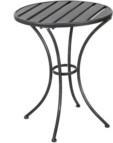 Vista 4 de Juego de mesa y sillas para exteriores 3 unidades, Castro, Negro