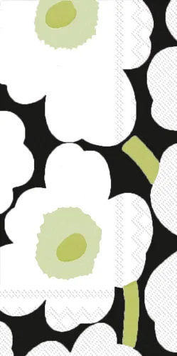 Vista 13 de IHR Ideal Home Range Servilletas de cena Marimekko desechables de 3 capas de papel, 8.5 x 4.5 pulgadas, Juhannustaika, 16