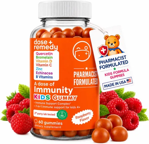 Vista 7 de Una dosis de quercetina de inmunidad con vitamina C y zinc, vitamina D, 500 mg de quercetina bromelina con equinácea y vitaminas B, suplemento