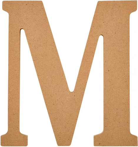 Vista 57 de Plaid Letra de madera sin terminar, superficie de madera de 5" perfecta para proyectos de bricolaje, artes y manualidades, 63572