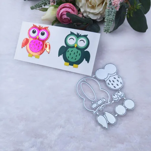 Vista 3 de Plantillas de plantillas de metal para decoración de tarjetas y álbumes de recortes, 1 unidad