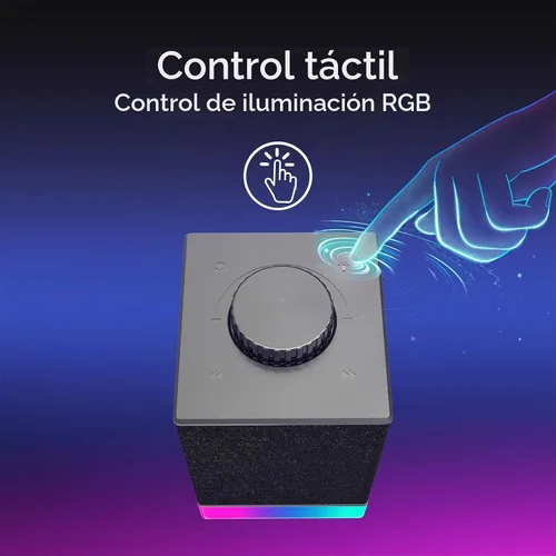 Vista 4 de Redragon Altavoz para juegos de PC GS517 RGB, BT 5.3 y conectividad dual
