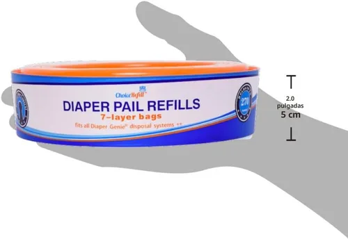 Vista 3 de ChoiceRefill Compatible con cubos Diaper Genie, paquete de 4, 1300