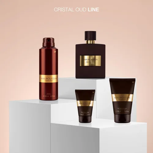 Vista 8 de Mauboussin - Pour Lui Cristal Oud 3.4 fl oz (3.3 Fl Oz) - Eau de Parfum para Hombre - Aroma Oriental