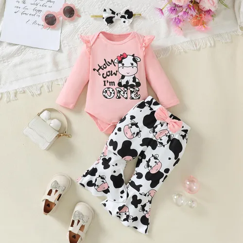 Vista 51 de Traje de primer cumpleaños para niña - Holy Cow I'm One