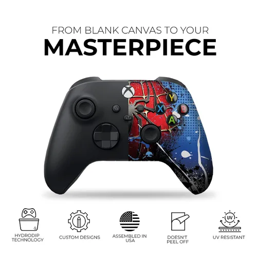 Vista 3 de DreamController Original Xbox Wireless Controller Special Edition Customized Compatible with Xbox One SX, Xbox Series XS & Windows 10 Made with