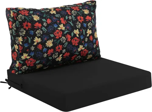 Vista 21 de idee-home Cojines impermeables para asiento de exteriores, para muebles de patio, cojines de repuesto para asiento profundo Hampton Bay