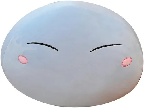Vista 8 de Muñeco de peluche de anime de Slime, almohada de peluche, almohada de juguete, regalos (Enojado, 28 cm)