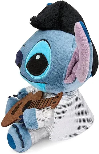Vista 3 de Disney Lilo and Stitch - Mono coleccionable brillante Elvis Stitch de 8 pulgadas, figura de peluche Phunny Kidrobot