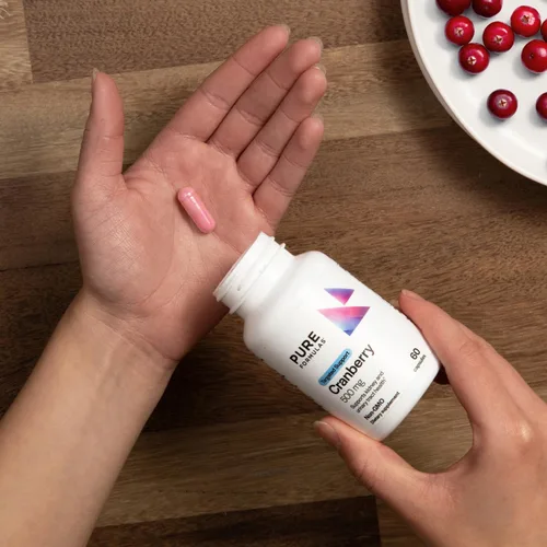 Vista 6 de PureFormulas Cranberry 500 mg – Apoya la salud de los riñones y del tracto urinario – Suplemento antioxidante para la protección inmune y la salud