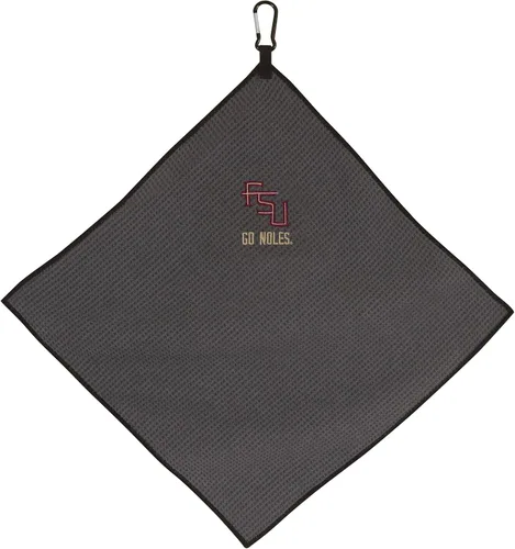 Vista 21 de Team Effort Collegiate - Toalla de microfibra gris de 15" x 15