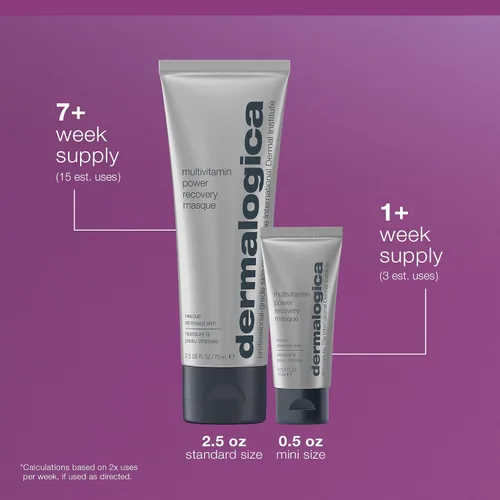 Vista 7 de Dermalogica Máscara de recuperación de energía multivitamínica, máscara facial antienvejecimiento con vitamina C y ácido láctico, restaura y repara