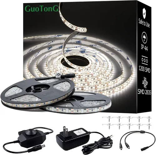 Vista 14 de Unidades de tiras de luz LED a prueba de agua, SMD 2835 LEDs 12V, Tiras de luz de cinta LED de 12V