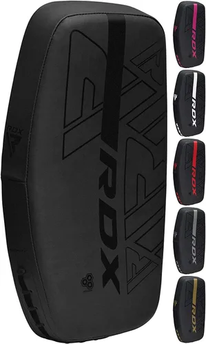 Vista 12 de RDX Almohadillas Tailandesas Curvas Kickboxing Muay Thai con Mango de Agarre Sólido, Cuero de Piel Maya KARA Escudo de Golpes para Rodillas, Codos