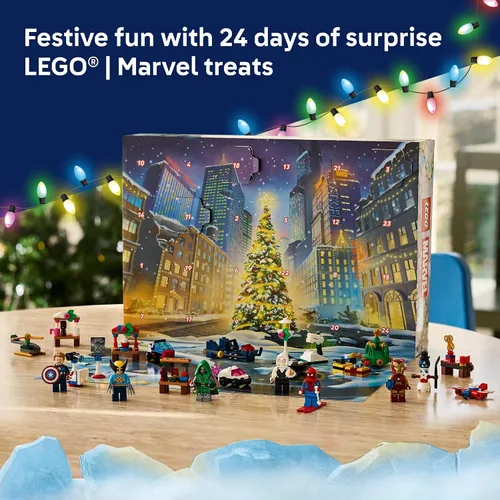 Vista 3 de LEGO Marvel Calendario de Adviento 2026 76340