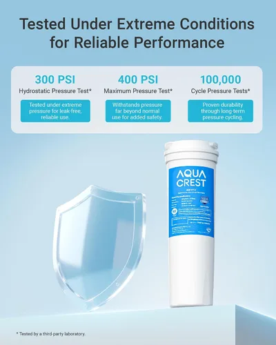 Vista 6 de AQUACREST 836848 Filtro de agua para refrigerador, repuesto para Fisher & Paykel 836848, 862285, 862284, paquete de 3