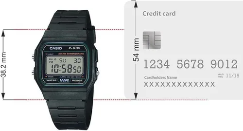 Vista 6 de Casio De los hombres digital multifunción negro goma