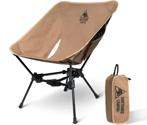 Vista 8 de ONETIGRIS Tigerblade - Silla de camping, ligera, plegable, silla de senderismo, compacta, portátil, capacidad de 330 libras