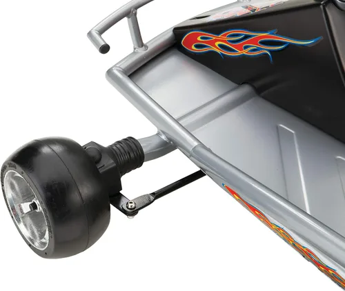 Vista 8 de Ground Force One Go Kart eléctrico Go Kart de marco abierto para mayores de 8 años Motor impulsado por cadena de alto par con asiento de cubo