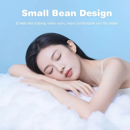 Vista 5 de Small Mini Invisible Sleep Earbuds Headphones for Side Sleepers, Low Profile Comfortable Flat Tiny Micro Hidden Discreet Smallest Wireless Bluetooth