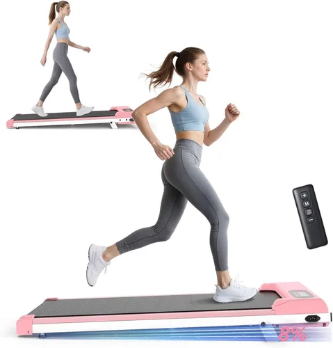 Vista 11 de Almohadilla para caminar con inclinación, caminadora debajo del escritorio para oficina en casa con ultra silenciosa <40 dB, 2.5 HP portátil