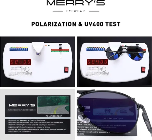 Vista 6 de MERRY'S S8712 - Lentes de sol polarizados, multiuso, para hombre