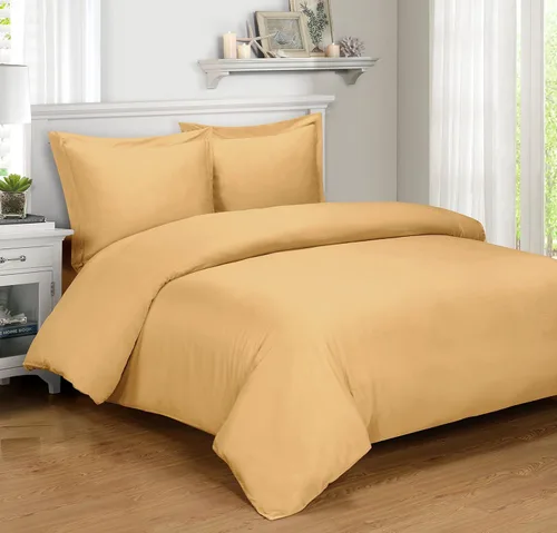 Vista 8 de Royal Hotel Bedding Juego de funda de edredón de viscosa derivada de bambú de lujo con edredón alternativo de plumón, 4 piezas, tamaño matrimonial