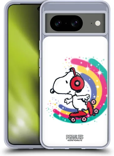 Vista 11 de Head Case Designs Officially Licensed Peanuts Beach Surf Snoopy Boardwalk Airbrush Gel Case [Military Grade Protection] Compatible with Google Pixel