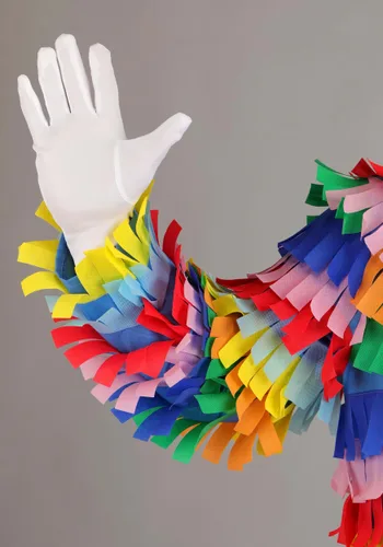 Vista 6 de Disfraz de Piñata Talla Plus para Adultos Multicolor