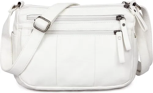 Vista 19 de Bolsos VOLGANIK ROCK para mujer de piel sintética suave, bolso de hombro para damas, bolso bandolera y bolsos de mano, liviano, con bolsillos
