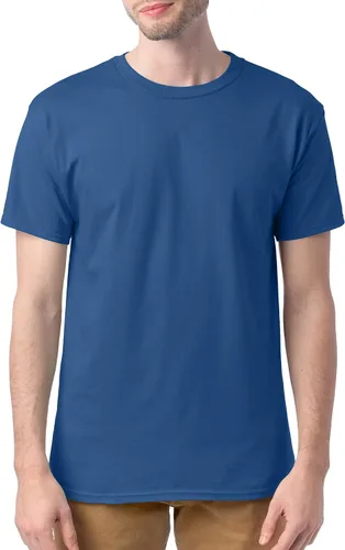 Vista 2 de Hanes ComfortSoft - Camiseta de manga corta para hombre (paquete de 4)