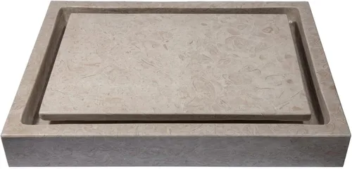 Vista 10 de Eden Bath EB_S006LS-H - Fregadero rectangular de piedra infinita para piscina, piedra de lava afilada