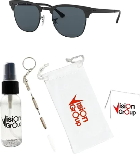 Vista 2 de Ray-Ban RB3716 Clubmaster - Gafas de sol de metal paquete de accesorios Vision Group