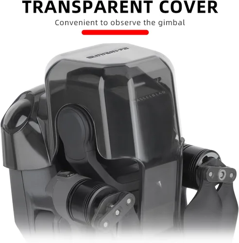 Vista 5 de Mavic 3 pro cubierta de lente para DJI Mavic 3pro Drone RC Accesorios Gimbal Protector Sun Hood Lock Cap Parasol Shell Guard Case