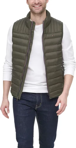 Vista 3 de Tommy Hilfiger Chaleco acolchado ligero y plegable para hombre