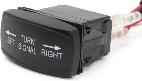 Vista 4 de Interruptor basculante universal ATV UTV, intermitente, kit legal de calle, intermitente, luz intermitente, arnés de cables para Polaris RZR Ranger