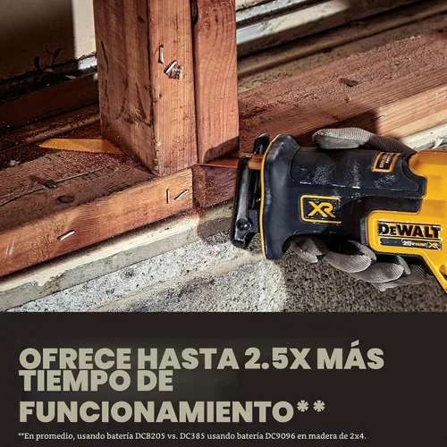 Vista 4 de DEWALT DCS367B 20V Max XR Sierra de sable compacta sin escobillas, (sólo herramienta)