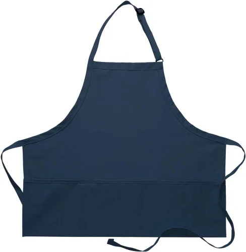 Vista 11 de DayStar Apparel Delantal con peto de 3 bolsillos de alta calidad con cuello ajustable y lazos extralargos, estilo 200