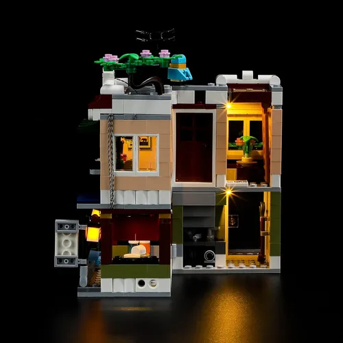 Vista 4 de BRIKSMAX Kit de iluminación LED para LEGO-31131 Downtown Noodle Shop - Compatible con Lego Creator 3 en 1 modelo de bloques de construcción - No